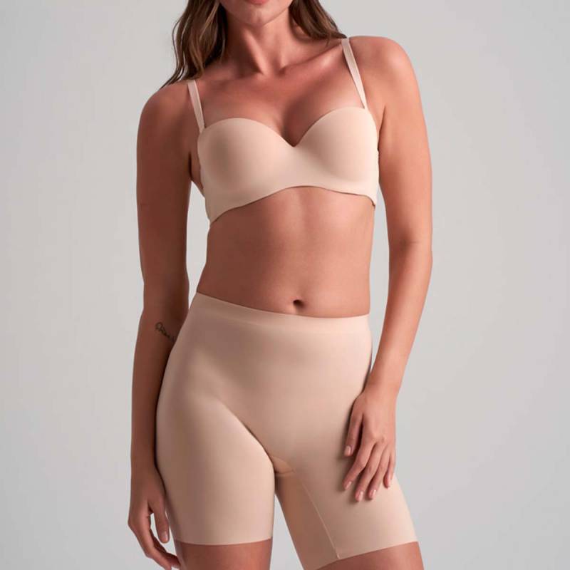 Bye Bra Smooth Essentials Mid Waist Shorts, Beige, Größe: L, Damen von Bye Bra