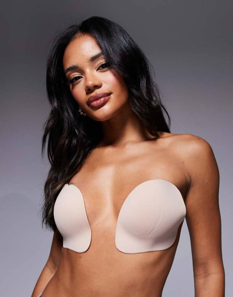 Bye Bra - Wiederverwendbare, selbstklebende Push-up-Körbchen in Beige-Neutral von Bye Bra