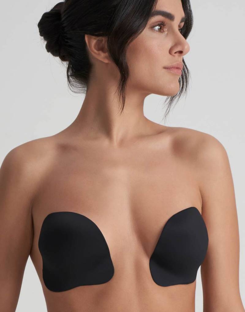Bye Bra - Wiederverwendbare, selbstklebende Push-up-Körbchen in Schwarz von Bye Bra