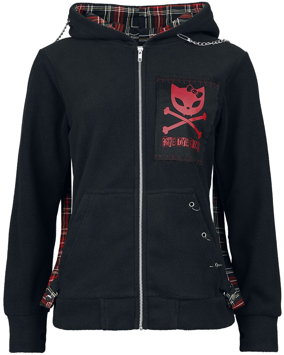 Bye Bye Kitty Trinity Hood Kapuzenjacke schwarz in M von Bye Bye Kitty