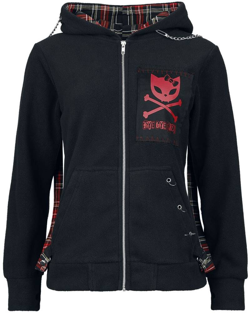 Bye Bye Kitty Trinity Hood Kapuzenjacke schwarz in XXL von Bye Bye Kitty