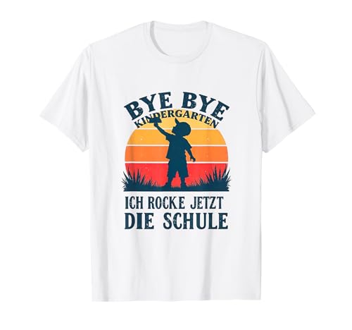 Kinder Bye Bye Kindergarten Geschafft 2025 Kita Abschluss T-Shirt Kinder Bye Bye Kindergarten Geschafft 2025 Kita Abschluss T-Shirt von Bye Kindergarten Kita abgänger