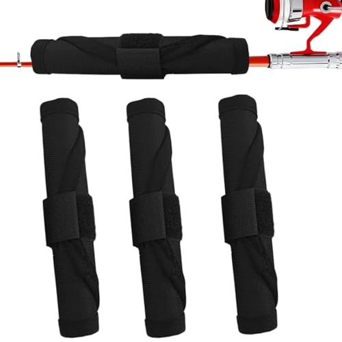 Byeaon Einfache Köderhakenabdeckungen, schützende Angelabdeckung, Köderschutz, sichtbar und einfach zu bedienen, robuste und langlebige Konstruktion, 15 x 15 cm, für Männer und Frauen von Byeaon