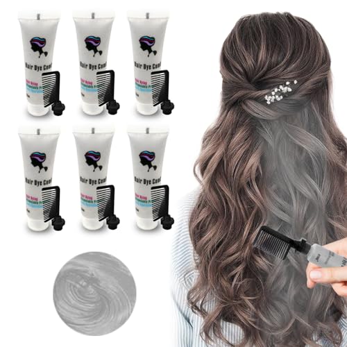 Byhoo Temporäres Haarwachs für graue Haare für Kinder, lebendige Farben für Halloween-Partys und dunkle Haare von Byhoo