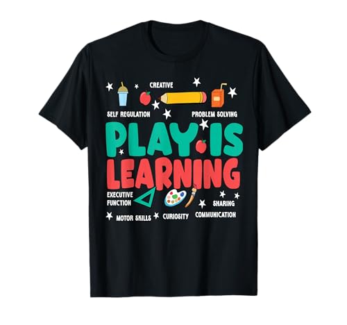 Play is Learning Pädagogische Lehrerin Frauen T-Shirt Play is Learning Pädagogische Lehrerin Frauen T-Shirt von Bymaaf