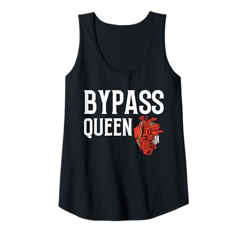 Damen Bypass Queen Heart Surgery Get Well Soon Tank Top von Bypass Herzoperation Design Idee