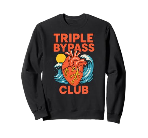 Bypass Chirurgie Triple Bypass Club Fun Herren Chirurgie Patient Sweatshirt von Bypass Surgery Patient Hospital Recover Apparel
