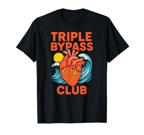 Bypass Chirurgie Triple Bypass Club Fun Herren Chirurgie Patient T-Shirt von Bypass Surgery Patient Hospital Recover Apparel