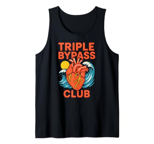 Bypass Chirurgie Triple Bypass Club Fun Herren Chirurgie Patient Tank Top von Bypass Surgery Patient Hospital Recover Apparel