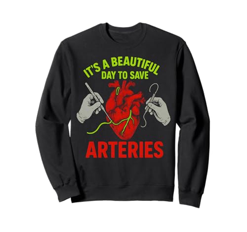 Bypass-Chirurgie retten Arterien Cool Herren Chirurgie Patient Sweatshirt von Bypass Surgery Patient Hospital Recover Apparel