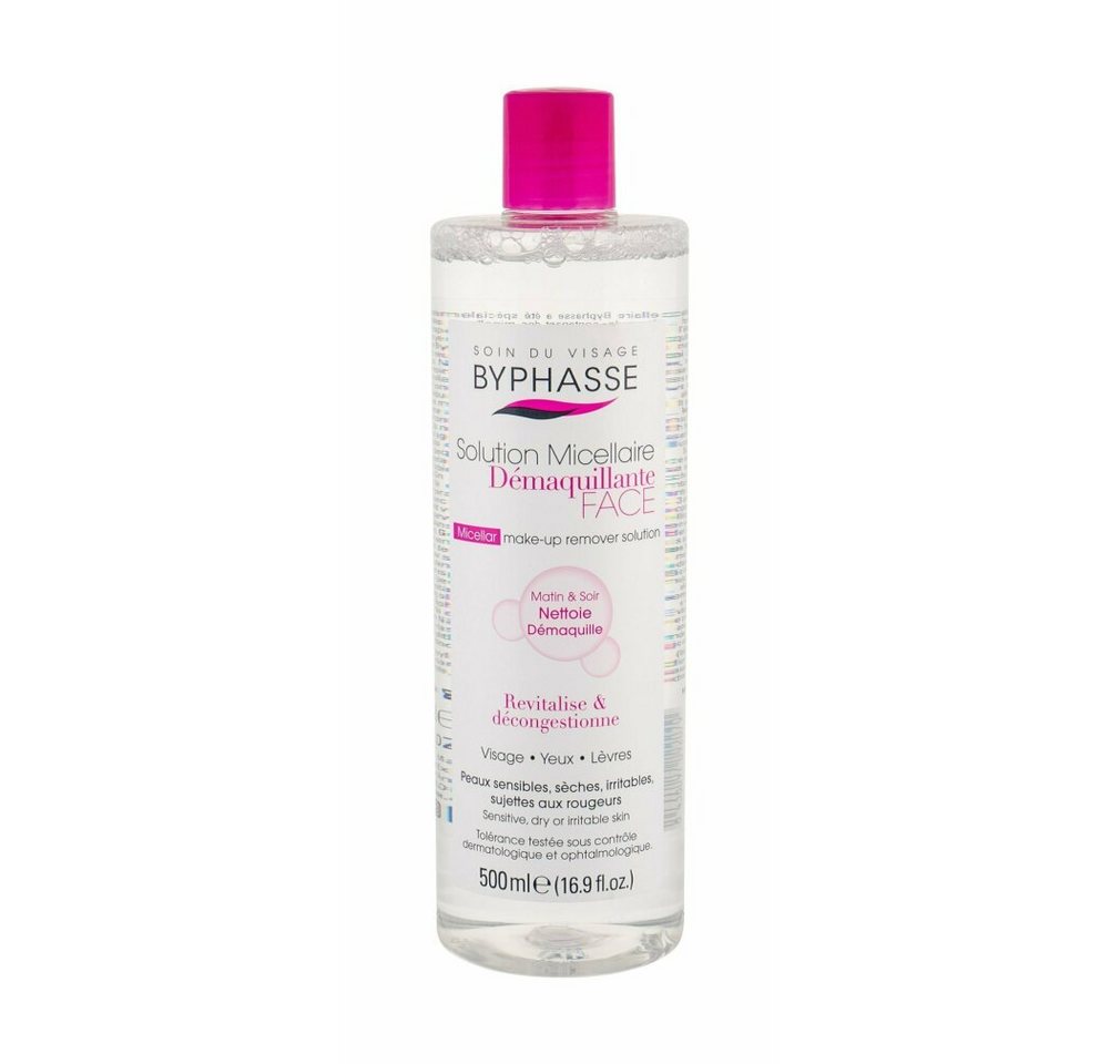Byphasse Make-up-Entferner Micellar Make Up Remover Solution Sensitive Haut 500ml von Byphasse