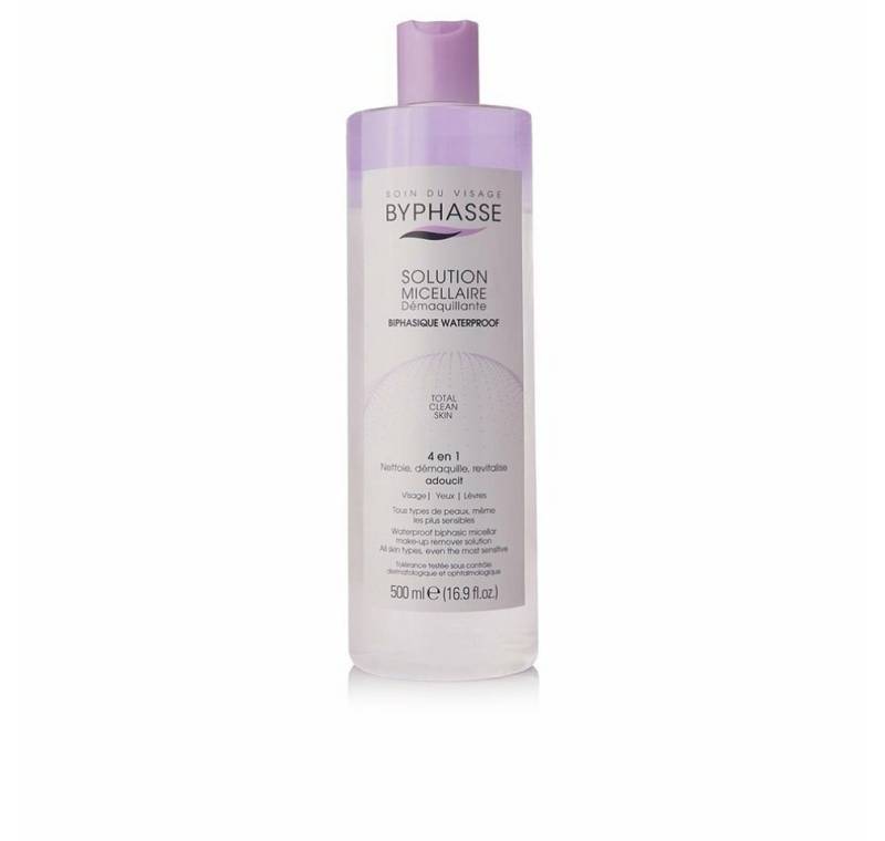 Byphasse Make-up-Entferner Solución Micelar Desmaquillante Bifásica Waterproof 500ml von Byphasse