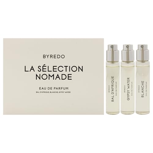 La Selection Nomade Set by Byredo for Unisex – 3 Stück Mini-Geschenk-Set, Ball-D Afrika, EDP Spray, 0,4 oz Weiß EDP Spray, 0,4 oz Gypsy EDP Spray von Byredo