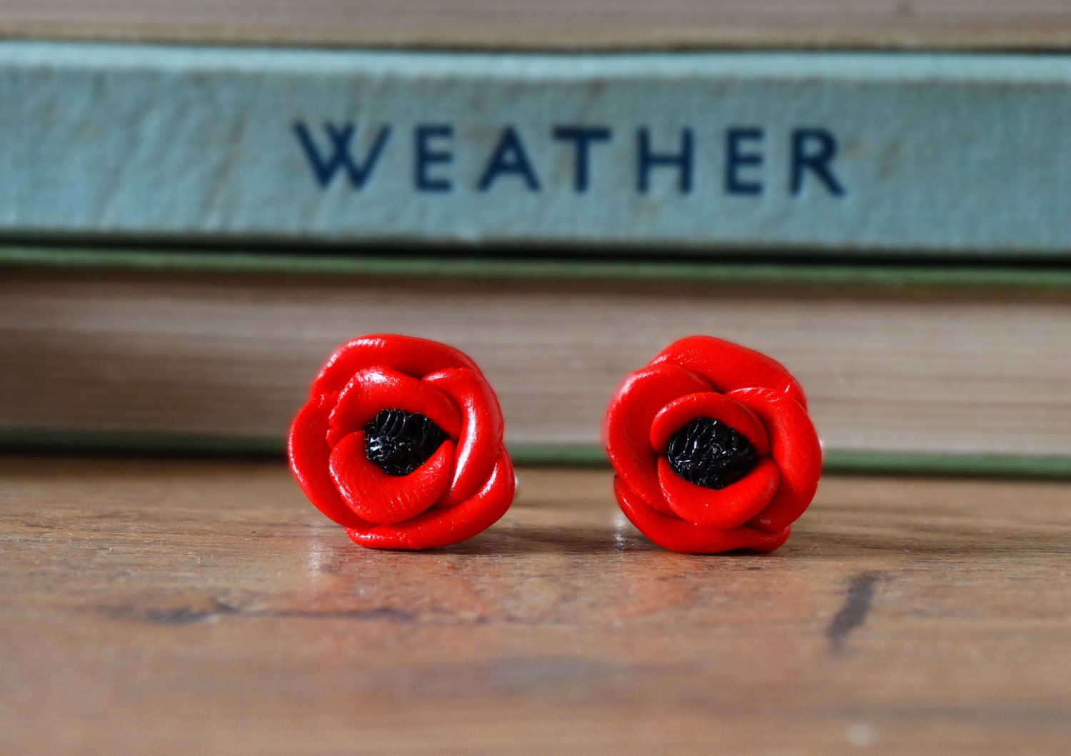 By The Shed Red Poppy Shirt Manschettenknöpfe - Blumen Garten Geschenk Einzigartiges Floral Herren Accessoires von BytheShed