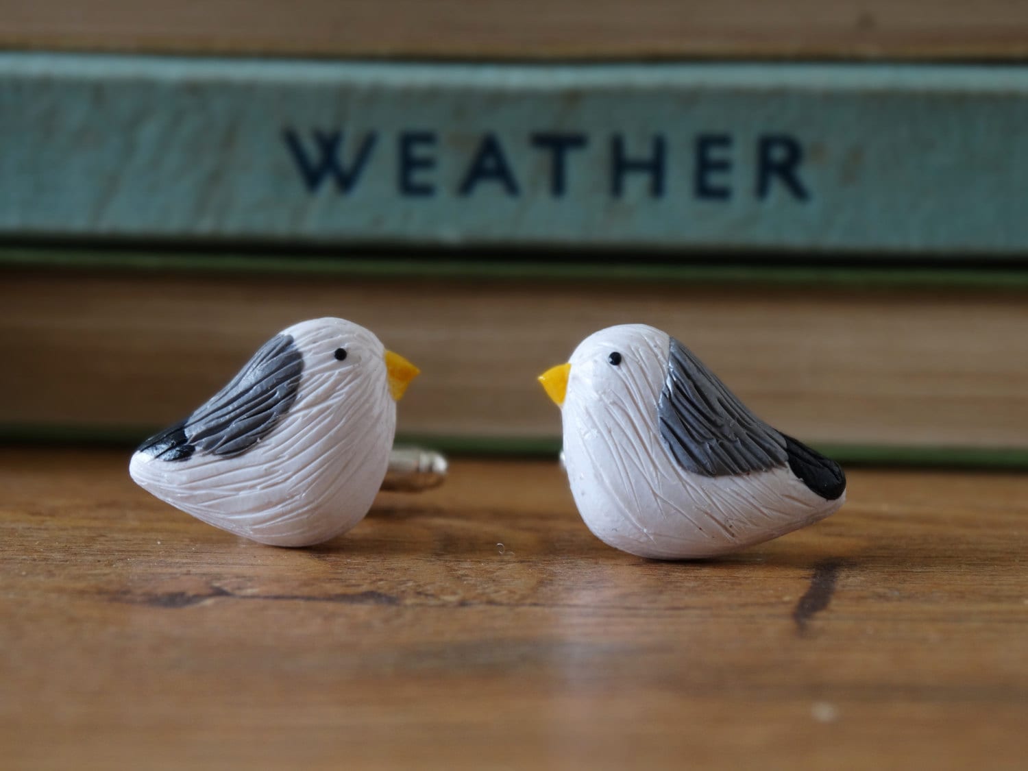 Durch Den Schuppen Möwe Kittiwake Vogel Manschettenknöpfe - Versilbert Meer Kleingarten Garten Beobachten Einzigartiges Geschenk Feldvögel von BytheShed