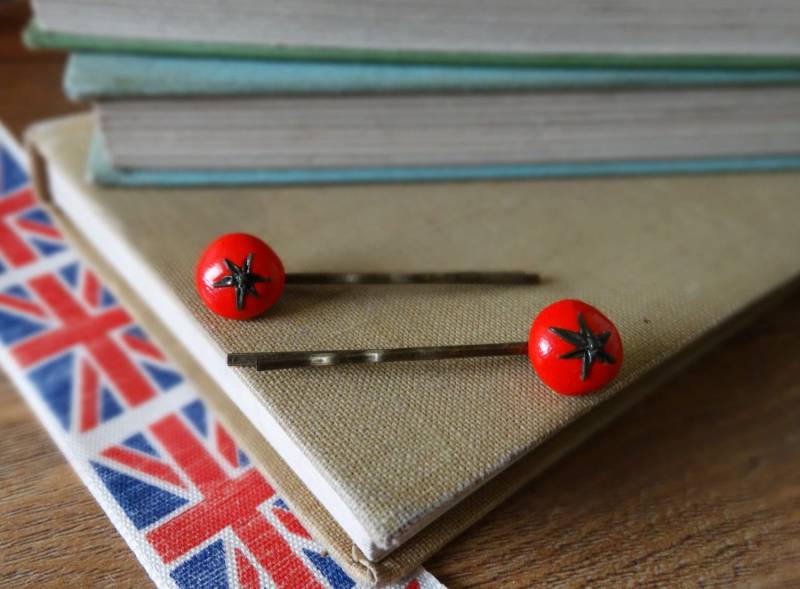 Durch Die Schuppen-Tomate Griffe Beerenobst Haar - Garten Obst Gemüse Gärtnerei Gift Einzigartige Vorhanden Bobby Pins Kirby Grips Durch Die Schuppen-Tomate Griffe Beerenobst Haar - Garten Obst Gemüse Gärtnerei Gift Einzigartige Vorhanden Bobby Pins Kirby Grips von BytheShed