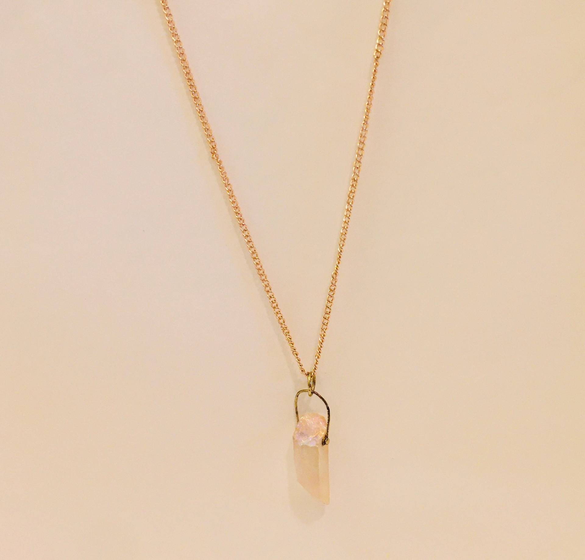 Rohkristall Anhänger Boho Chic, Langer Anhänger Rohkristall Anhänger Boho Chic, Langer Anhänger von BytownBijou