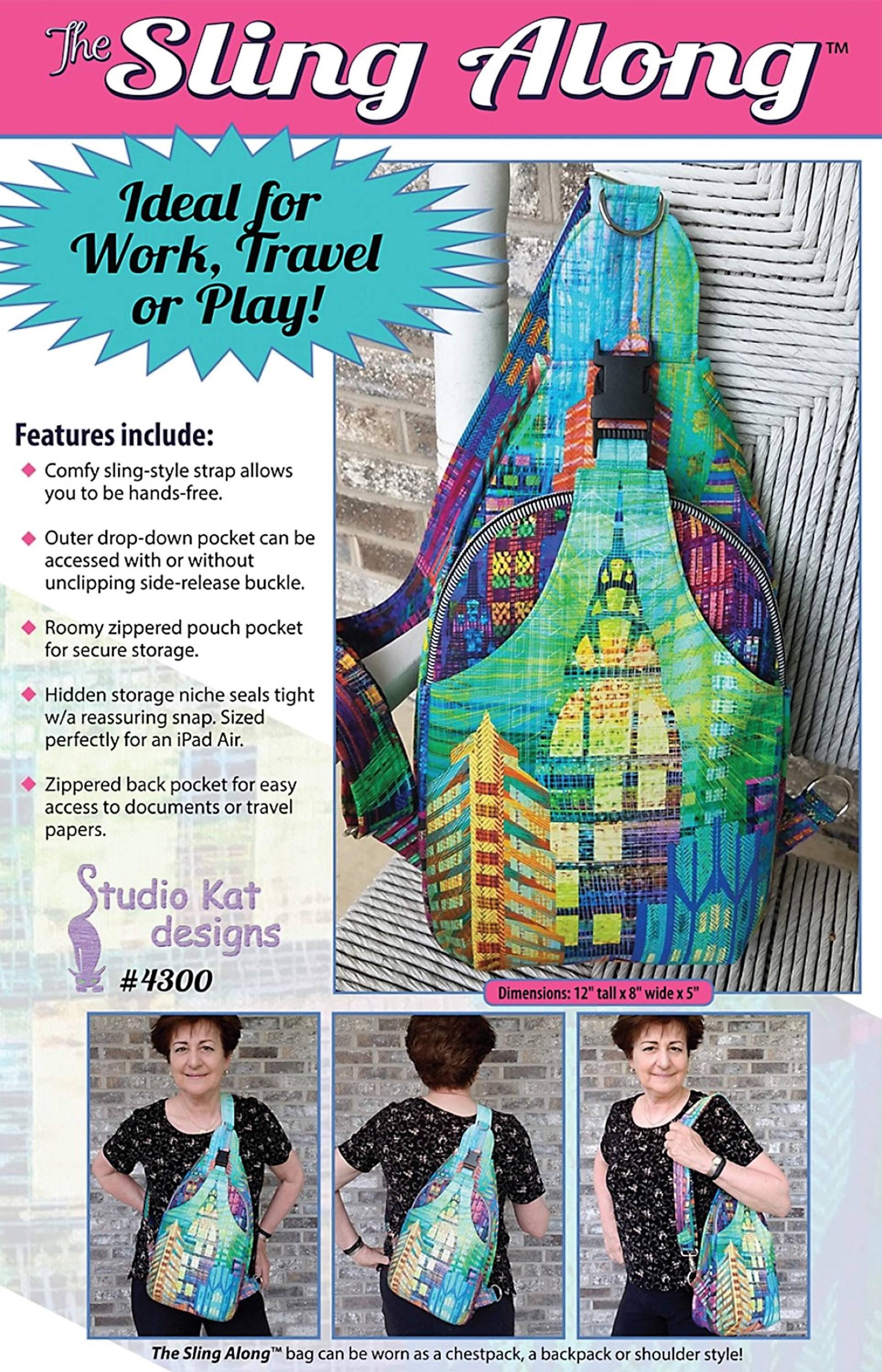 Die Sling Entlang Taschen-Muster - Studio Kat Designs Kathy Süd Die Sling Entlang Taschen-Muster - Studio Kat Designs Kathy Süd von BywaterFabric