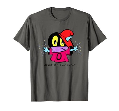 C C Design Herren Orko Wanna See Some Magic T-Shirt, Cartoon, S, Gray C C Design Herren Orko Wanna See Some Magic T-Shirt, Cartoon, S, Gray von C C Design