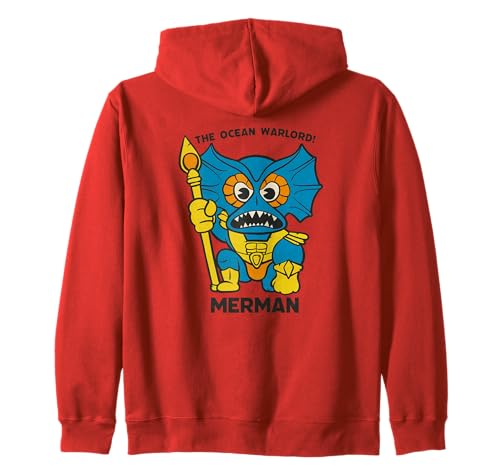 Entzückendes Merman He Man Spielzeug 1980 Kapuzenjacke Entzückendes Merman He Man Spielzeug 1980 Kapuzenjacke von C C Design