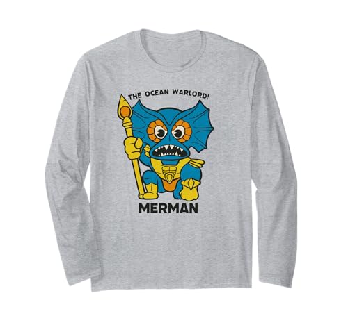 Entzückendes Merman He Man Spielzeug 1980 Langarmshirt Entzückendes Merman He Man Spielzeug 1980 Langarmshirt von C C Design