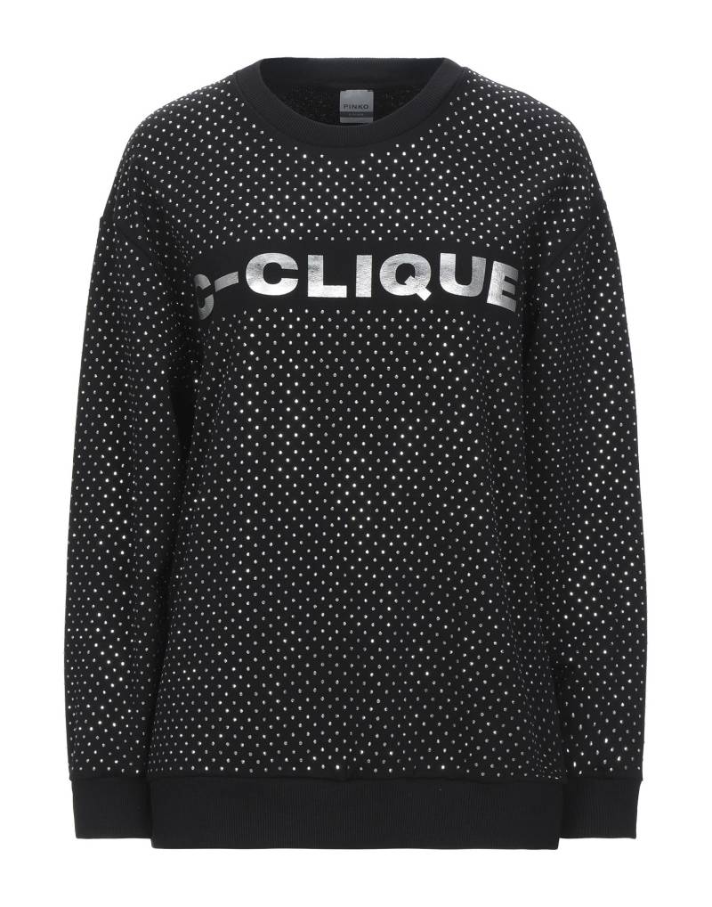 PINKO C-CLIQUE Sweatshirt Damen Schwarz von PINKO C-CLIQUE