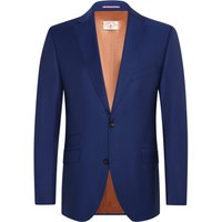 C G Einreiher-Sakko aus Schurwolle mit changierendem Innenfutter in 46 von C G