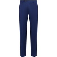 C G Stoffhose aus Schurwolle mit Bügelfalte, Slim Fit in 48 von C G