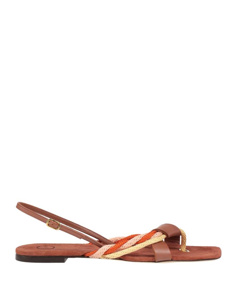 C LOVE Zehentrenner Damen Braun von C LOVE