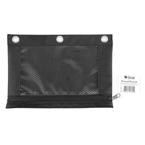 C-Line Federmäppchen für 3-Ring-Ordner, schwarz, 12 Stück (05701-CT) von C-LINE