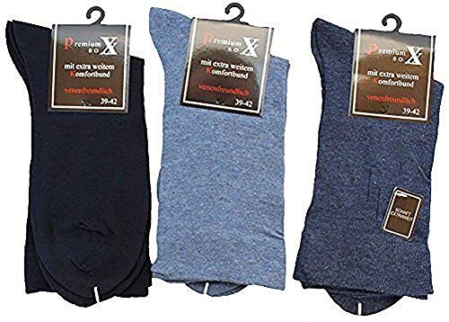 C-Strümpfe Herren Socken venenfreundlich 3er Pack Jeanstöne 43-46 von C-Strümpfe