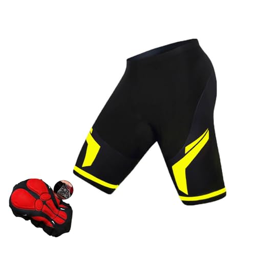 C'est TT Bike Shorts, Radfahrerhose Herren Slim Fit Bike Shorts Sport Radhose Komfort Wanderhose Gepolstert MTB Hose Kurze Fahrradhose Leichte Elastisch Radlerhose von C'est TT