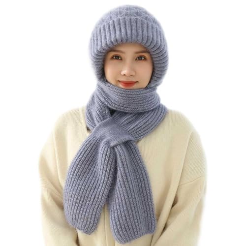 C'est TT Winter Beanie Hut Winter Warm Chunky Slouchy Beanie Mütze Warme Beanie mit Innenfutter Strickmütze Wintermütze Warm Strickmütze für Frühling Herbst und Winter Knitted Beanie für Herren Damen von C'est TT