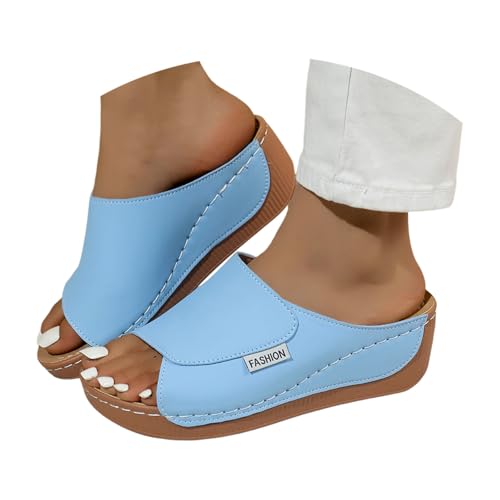 C'est TT slip in sandalen, Vivastep Sandalen - Ergonomische & Rutschfeste Sandalen Zur Schmerzlinderung Damenpantoffel Mit Offener Orthopädische Zehenpartie Slip in Sandale, Himmelblau, 41 C'est TT slip in sandalen, Vivastep Sandalen - Ergonomische & Rutschfeste Sandalen Zur Schmerzlinderung Damenpantoffel Mit Offener Orthopädische Zehenpartie Slip in Sandale, Himmelblau, 41 von C'est TT