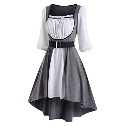 Damen Oktoberfest Trachtenkleid Oktoberfest Trachtenkleid Kostüme Kostüm-Set Dirndlbluse Trachten Kleid Dirndelkleider Partykleid Karneval Kostüm Fasching Dirndelkleider Trachtenkleid Dirndl Kleidung von C'est TT