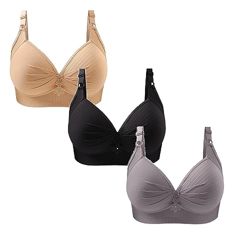 Damen Sport BH Sport BH für Damen Plunge Bra BH Damen Ohne Bügel Push Up T Shirt BHS Sexy Bustier Bralette Top von C'est TT