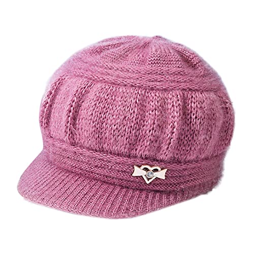 Damen Winter Mütze, Wintermütze Strickmützen Slouch Beanie Damenmütze Warme Wintermütze mit Innenfutter Strickmütze Damen Winter Beanie Mütze für Winter Herbst Warm Wintermütze für Herren und Damen von C'est TT