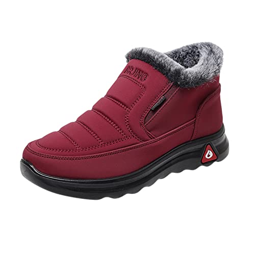 Outdoor Winter Stiefel Damen, Damenstiefel Winterstiefel Schneestiefel Winterboots Winter Hausstiefel Damen Boots Schneestiefel Outdoorschuhe für Damen Winter Boots Schuhe Stiefel Schuhe Winterschuhe von C'est TT