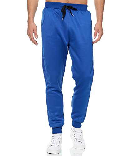 C-iN-C Herren Jogginghose Sporthose Trainingshose 3118 Slim FIT (Blau(3898),XL) von C-IN-C