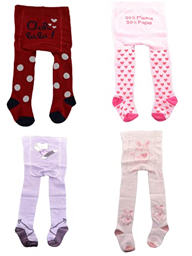 C&C KIDS Mädchen Strumpfhosen,4 Pack86-92,Mehrfarbig1 von C&C KIDS
