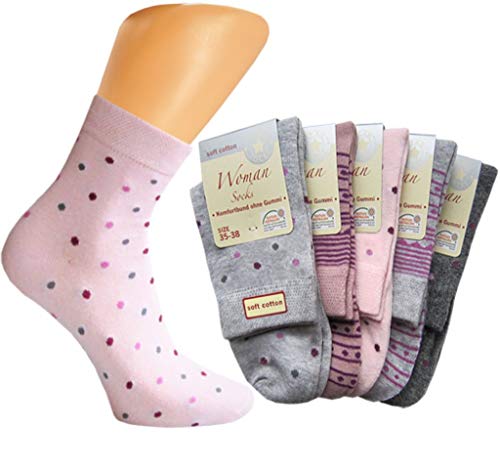 C&C Damen Socken,10 Pack,35/38,Kurzsocken von C&C