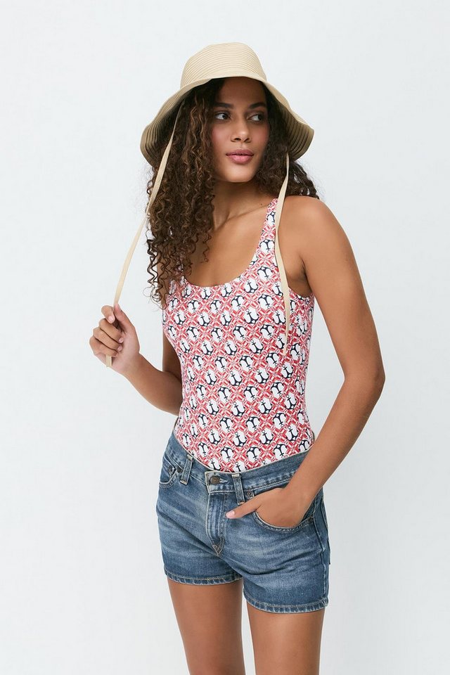 C&CITY Badeanzug V-Ausschnitt Badeanzug von C&CITY