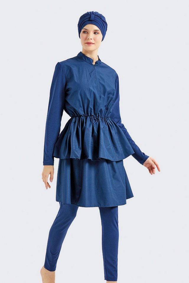 C&CITY Badeanzug Vollständige Abdeckung 4-teiliger Modest Badeanzug von C&CITY