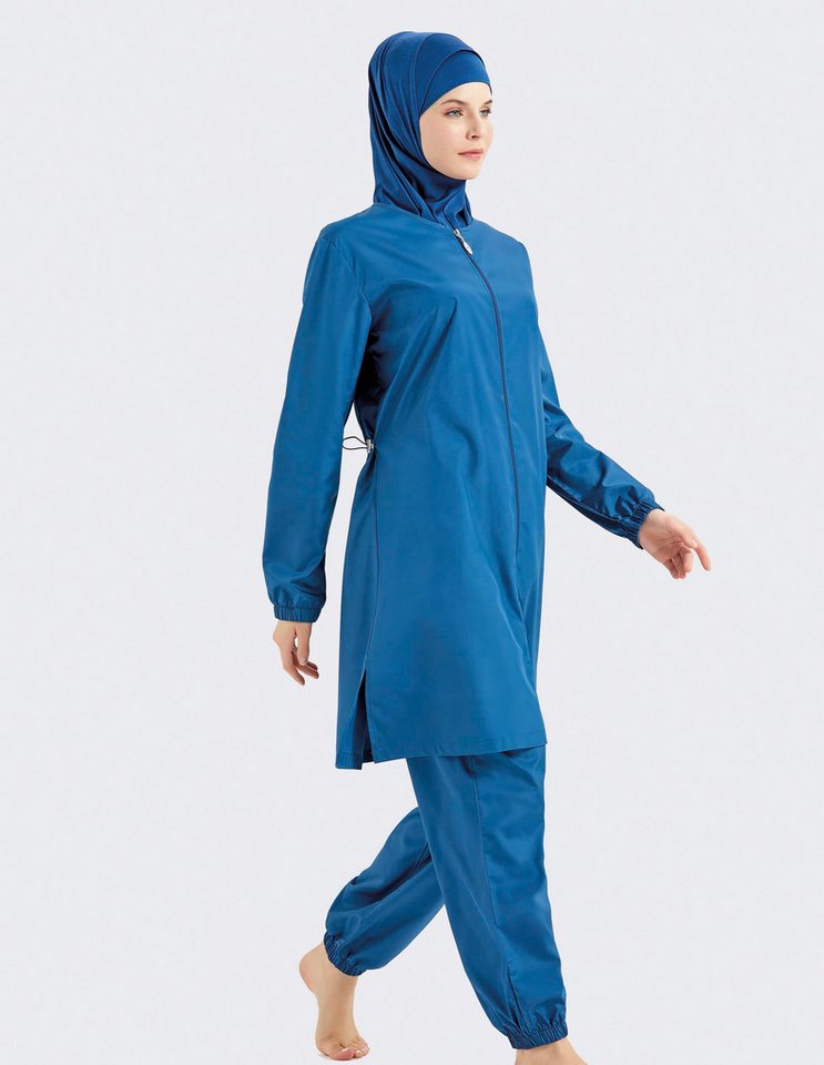 C&CITY Badeanzug Vollständige Abdeckung 4-teiliges Badeanzug-Set von C&CITY