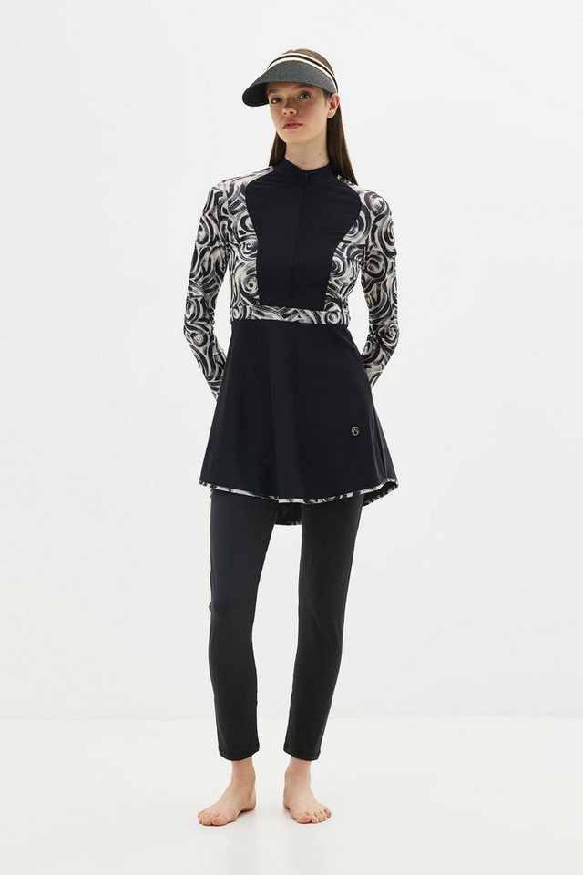 C&CITY Badeanzug Vollständige Abdeckung 4-teiliges Badeanzug-Set von C&CITY