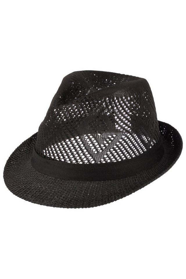 C&CITY Ballonmütze Herren Mercerisierte Filzhut T25750-04 Schwarz von C&CITY