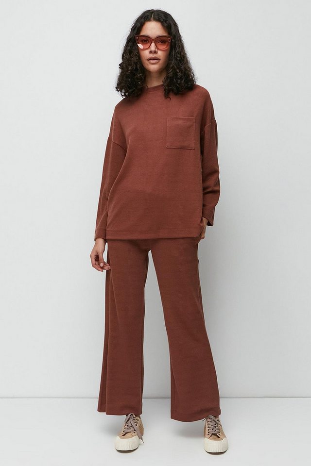 C&CITY Blusentop Taschen-T-Shirt und Schlaghosen-Set von C&CITY