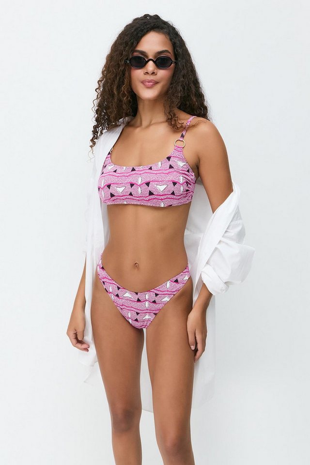C&CITY Bügel-Bikini-Top Bikini-Set mit Seilträgern 3241 Fuchsia C&CITY Bügel-Bikini-Top Bikini-Set mit Seilträgern 3241 Fuchsia von C&CITY