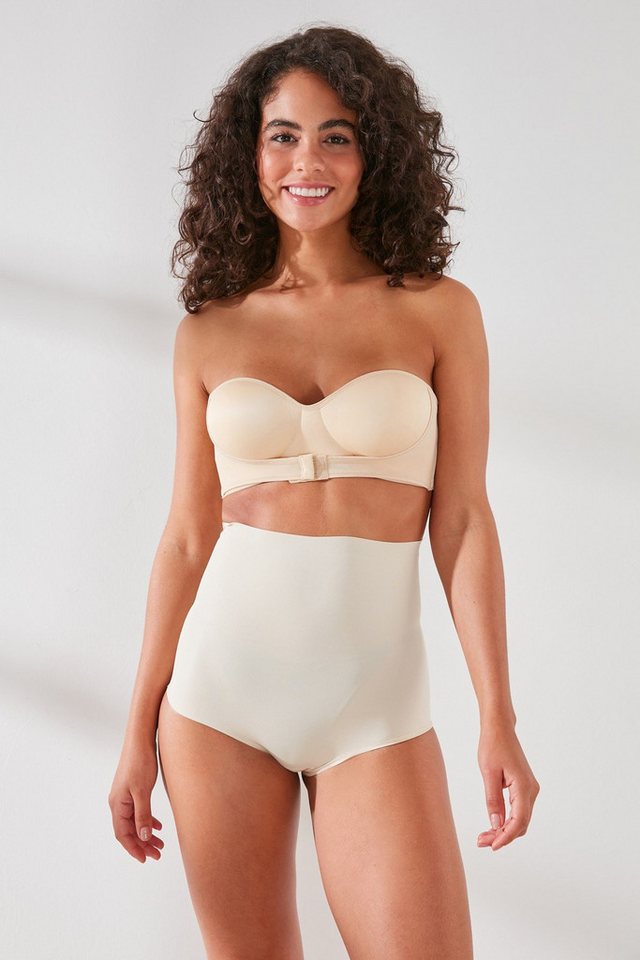 C&CITY Corsage Damen High-Waisted Laser Cut Shapewear Slip von C&CITY