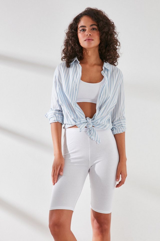 C&CITY Leggings Damen Modal Baumwoll Kurze Leggings von C&CITY